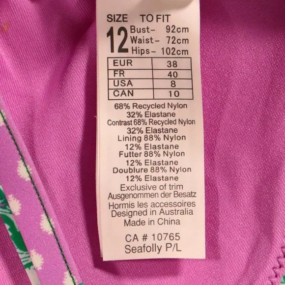 NWOT Seafolly X Revolve Bandana Bay Fixed Tri Bikini Top - Picture 13 of 15